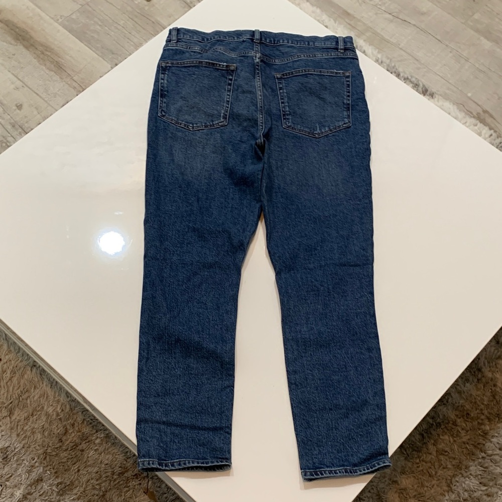 Reformation High & Skinny Crop Jeans Syracuse Wash • Size 31 • NWT - Picture 7 of 10